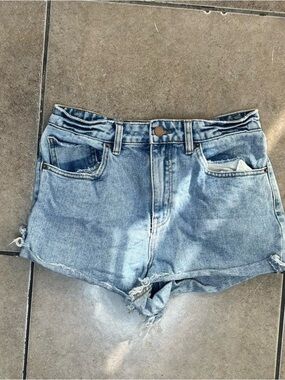 Classic Light Blue Denim Shorts - Women